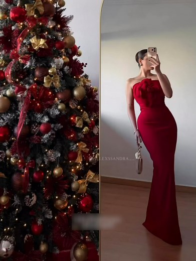 We can always count on @allexssandra__ to bring tree-mendously festive flair 💃🎄 Which dress was so elfing cute? 👇 🔎47577528, 49731344, 41915251, 51608866 #SHEINtrends #SHEIN #SHEINstyle #SHEINhaul #SHEINForAll #OOTD #fashion #chic | SHEIN