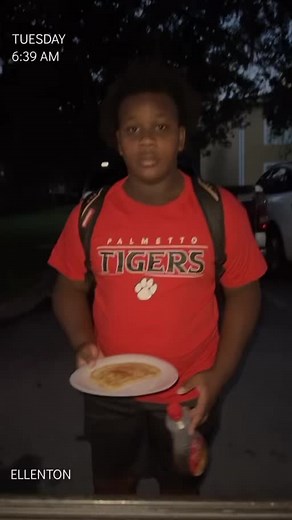 Jair wakes up 30 minutes early every morning to cook his mema breakfast before school 🏫 #jk3andfamily | Ryann Ryann