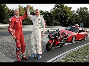 Porsche GT2 vs. Honda CBR 1000 - Car vs. Motorcycle
