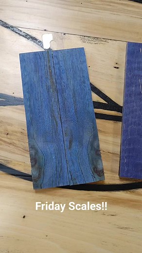 Friday Scales!! #scales #handlematerial #blue #babyblue #fridaynight #friday | Urban Timbers