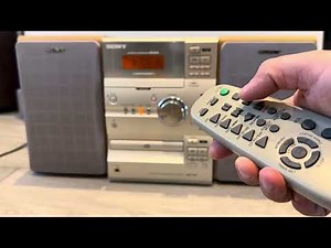 Sony CMT- CP1 Micro HiFi System Demo
