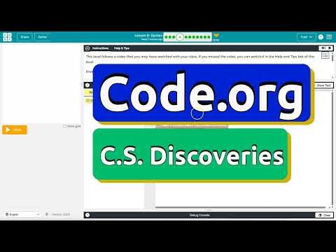 Code.org Lesson 8.4 Sprites | Tutorial with Answers | Unit 3 C.S. Discoveries