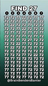 Test Your COGNITIVE Brain Skills With This FAST Number Game! #shorts