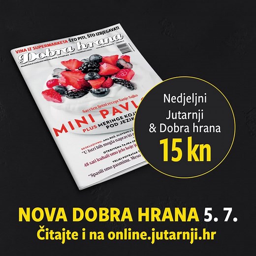 Nedjeljni Jutarnji donosi novo izdanje gastronomskog magazina DOBRA HRANA! U novom broju magazina DOBRA HRANA čitajte: 📌 MICHELIN U SUSJEDSTVU: Posjetili smo Anu Roš, slavnu cheficu koja je Sloveniji priskrbila čak dvije zvjezdice 📌 SAVRŠENI KOKTEL: Začinite svoje omiljeno piće sušenim citrusima iz domaće proizvodnje 📌 LJETO U ZDJELI: Borite se protiv gladi 👉 Više na: https://bit.ly/2NURJwC | Jutarnji
