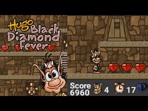 Hugo: Black Diamond Fever JAVA GAME (Kiloo 2004) FULL WALKTHROUGH