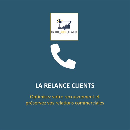 Marre de courir après vos paiements ? 🏃💨 Relancer un client, c’est un métier à part entière. C'est un équilibre délicat entre fermeté pour votre trésorerie et courtoisie pour préserver votre relation commerciale. Chez Capelli Multi Services, nous avons transformé ce processus en une stratégie en 4 étapes clés : 1️⃣ Anticipation (J-7) : Un rappel courtois pour éviter les oublis. 2️⃣ Accompagnement (J 7) : Une relance amiable pour régulariser. 3️⃣ Fermeté (J 15) : Une mise en demeure professionn