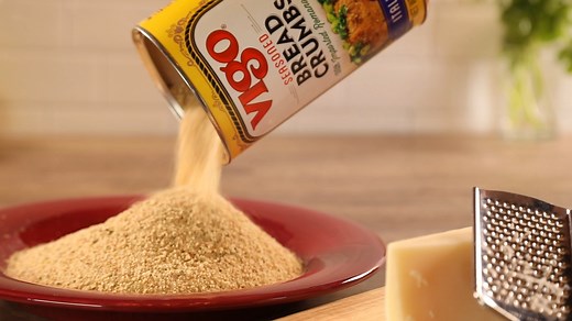 Our Vigo Italian Style Bread Crumbs are deliciously different. 😋 🧀 They are uniquely blended with imported Pecorino Romano Cheese, and add a golden, airy crispness to your meals. Serve up some culinary creativity! Three easy ways to shop Vigo: 1) At your local grocer 🛒 2) The Vigo Online Store: https://vigofoods.com/catalog 3) On Amazon: https://amzn.to/3tkqJei | Vigo