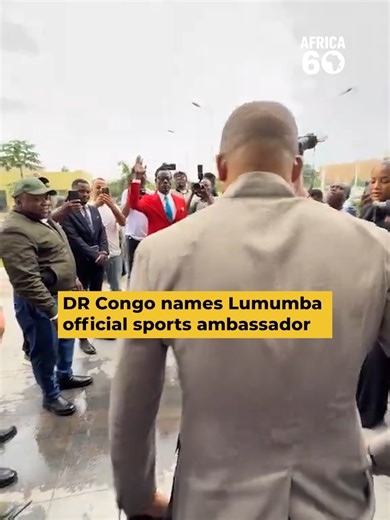 DR Congo Appoints Lumumba as National Sports Ambassador