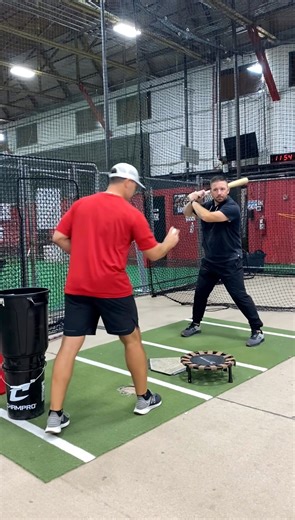 The Trampoline Hitting Drill is one of our favorite to help players stay back and drive through the ball. You can use this drill for any age player. Try it at your next practice. - For more drills like this checkout our Coaching Resource and Drill app- https://www.dominatethediamond.com/membership | Dominate The Diamond