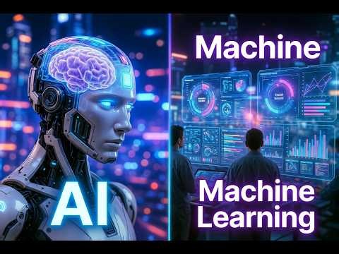 AI vs Machine Learning #ai