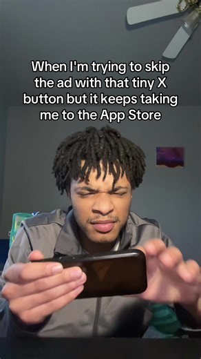 Frustrating Ad Skip Fails: A Relatable Scenario