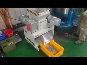 NIUTO 全能勝科技丨SD2-200S 雙軸破碎機 - 車削鐵屑破碎(脫油前置作業)丨Double Shaft Shredder - Lathe Chip Disposal