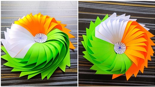 DIY tricolour Independence Day craft ideas