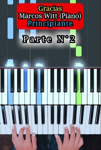 Gracias (Me Has Tomado En Tus Brazos) | Marcos Witt | Piano Tutorial #shorts