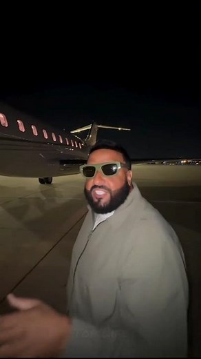 Going Back ✈️ DJ Khaled Private Jet from Kansas City #djkhaled #shorts