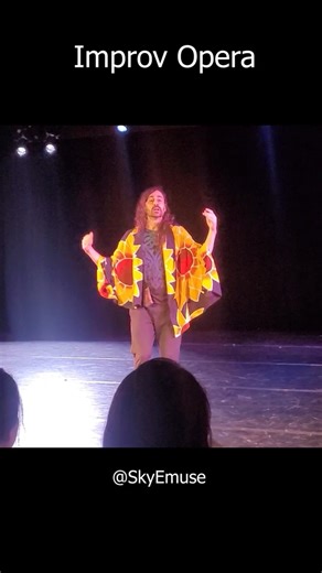 SkyE - Improv Opera w/Audience (Part1) #newmusic #shorts