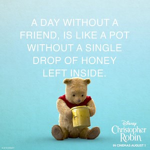 164K views · 8.2K reactions |  Like hunny, you just can't go without friendship in life. Won't you invite a dear friend to catch Disney's Christopher Robin? In cinemas now. Book tickets: https://po.st/8NmCJt #ChristopherRobinPH | Walt Disney Studios | Facebook
