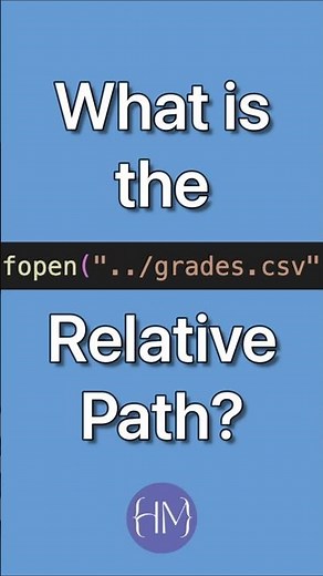 What is the Relative Path?