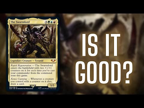 How does Tyranid Swarm Play? | The Swarmlord Precon Playtest | Warhammer 40K Commander Deck Review