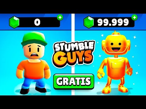 COMO CONSEGUIR GEMAS GRATIS en STUMBLE GUYS!! *date prisa* 🤑