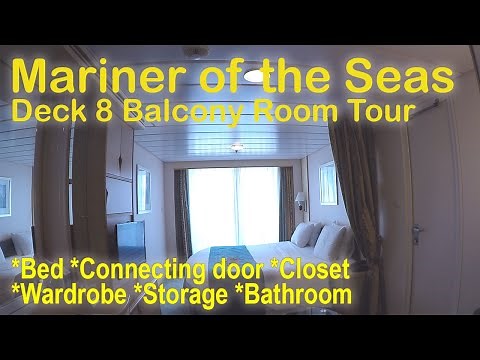 Mariner of the Seas - Balcony Deck 8 Room Tour