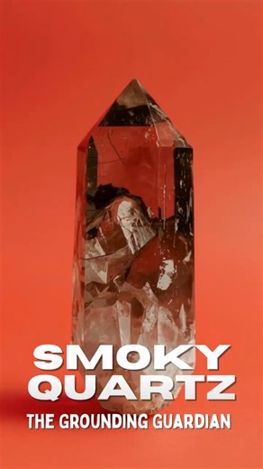 Smoky Quartz Crystal - The Grounding Guardian #crystals