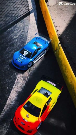 Touring Car racing at Cal Raceway in Orange, California. RC car racing.