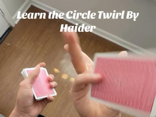 超强花切右手单张动作教学: Circle Twirl By Haider