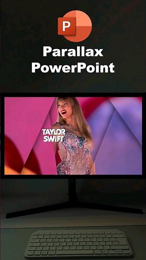 Parallax effect in PowerPoint #powerpoint #tutorial