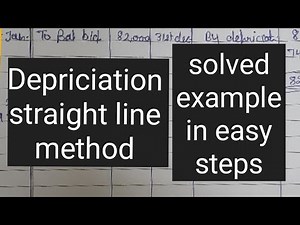 DEPRECIATION || STRAIGHT LINE METHOD || ORIGINAL COST METHOD || FIXED INSTALMENT METHOD [ ACCOUNTS ]