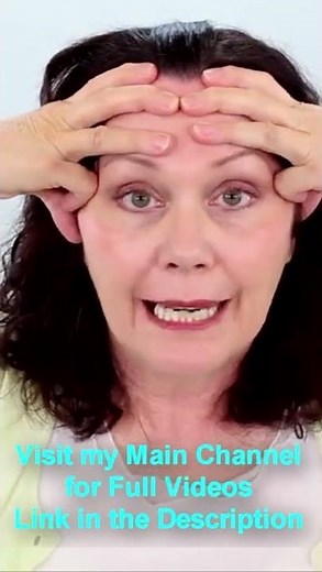No Botox Forehead Lift Exercise - Facerobics Series 1 #facerobicsshorts