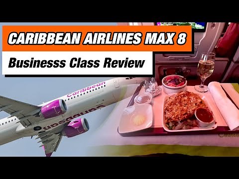 Caribbean Airlines 737 MAX 8 Business Class Review | Miami to Trinidad
