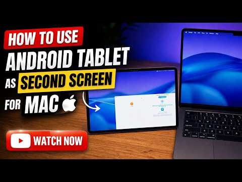 Use Your Android Tablet or Phone as a Second Screen for Mac (FREE & Easy Setup)