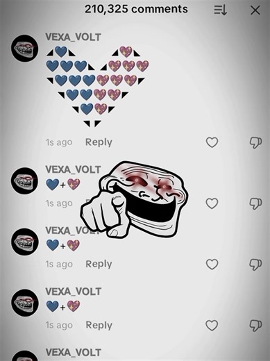 💙 💖 Comment Tutorial ☠️ #trollface #edit #tiktok #viral #fyp