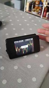 ESP32 Cheap Yellow Display (CYD) 2432S028 CryptoMonitor