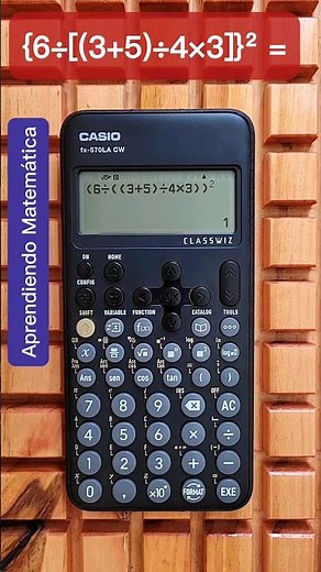 Cómo escribir LLAVES, CORCHETES y PARÉNTESIS en la CALCULADORA CIENTÍFICA 😎 Casio fx-570 LA CW