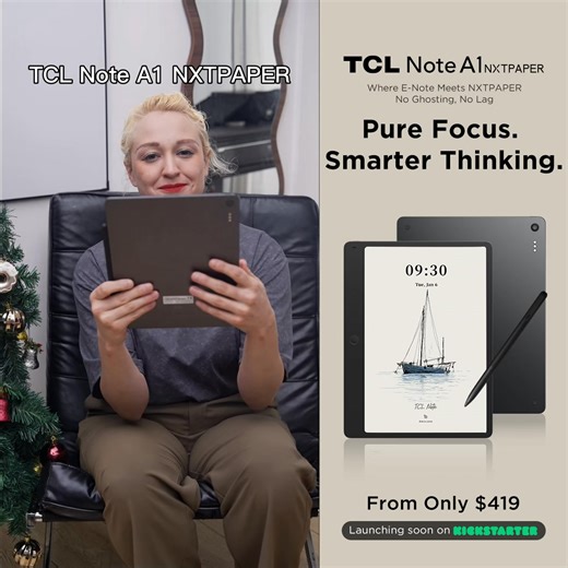 From vibrant colors to adaptive brightness, Note A1 NXTPAPER transforms reading and learning into an immersive, eye-friendly experience. See every detail clearly, stay inspired, and enhance focus on every task. ✅True Tone Display ✅Ambient Light Adaptation ✅16.7 Million Vivid Colors | TCL Mobile