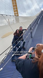 3.4K views | Sam said ‘let’s go for a walk’, forgot to mention to her dad it was up the O2  Oops #VirginExperienceDays #UpAtTheO2 #LondonBucketList #DadAndDaughter #SkyHighAdventure #FamilyFun #ExperienceMore #Gifting #FathersDay #Gifts | Virgin Experience Days | Facebook