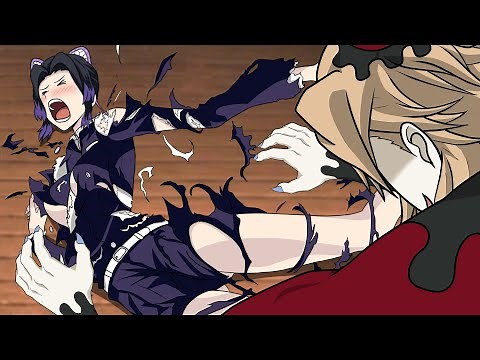 Toca Toca Shinobu vs Douma【きめつのやいば・demonslayer・鬼滅の刃・しのぶ・Kimetsu no Yaiba・귀멸의칼날・Tiktok・童磨・animation】