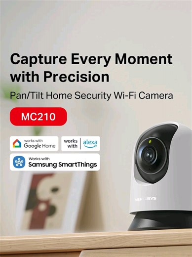 Mercusys智能监控摄像头：全景家用安防