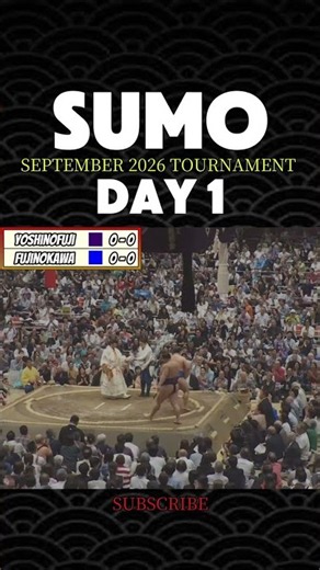 Small Powerhouse 💪 Yoshinofuji VS Fujinokawa | Day 1 September 2026 Tournament | AKI basho 2026