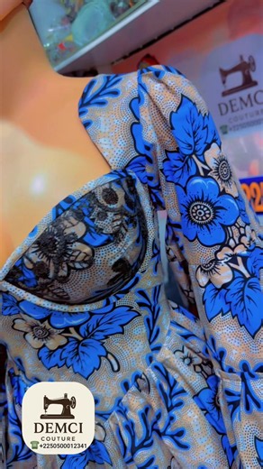 Demci Couture jupe de jeune fille — demci couture bazin styles