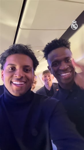 Real Madrid C.F. on Instagram: "🤳 “Hello #Madridistas, see you in Jeddah! Hala Madrid!” 👋 “¡Madridistas, nos vemos en Yeda!” 🗣 @ViniJr 🗣 @RodrygoGoes 🗣 @ThibautCourtois 🗣 @Dani.Carvajal.2 🗣 @gonzalogarcia7_ @Emirates | #superSupercopa"