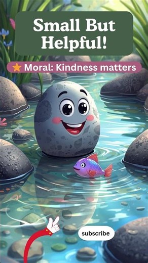 Small Pebble, Big Help! 🐟 | Kids Moral Short