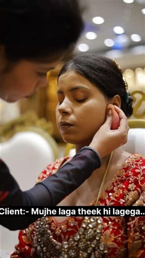 Bridal Makeup Transformation | Full Glam Indian Bridal Look ✨ #trending