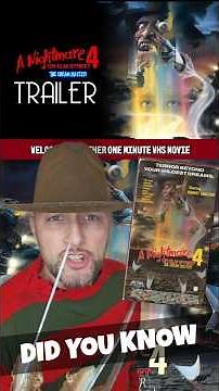 🎬 A NIGHTMARE ON ELM STREET 4 : THE DREAM MASTER - 1 Minute VHS Movie Review | UNDERRATED CLASSIC 🔥