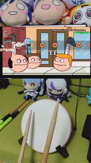 Sneakers o'toole but Otamatone - OpenTaiko with Drums 🥁