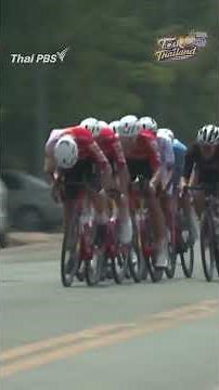 A whole flock of hardcore cyclists! #ThaiPBS ⚡