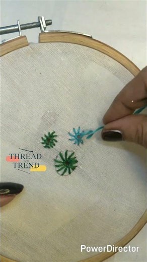 Cut work embroidery #embroideryforbeginners #embroidery #beginnersstitch #thread