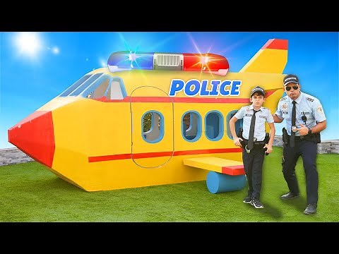 Detective Jason and Alex with Airplane protect Gold